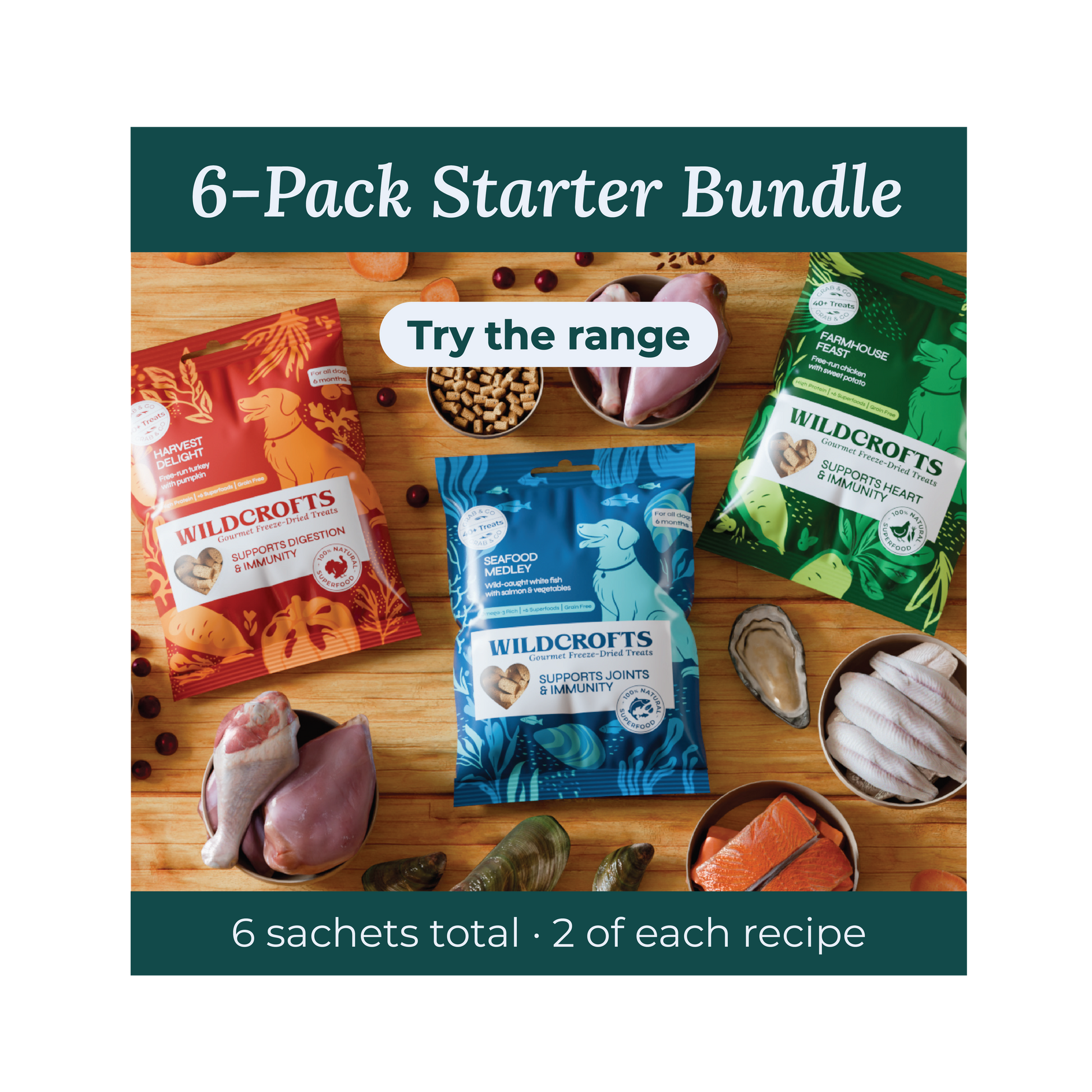 Freeze-Dried Dog Treat Bundle (6 Pack)