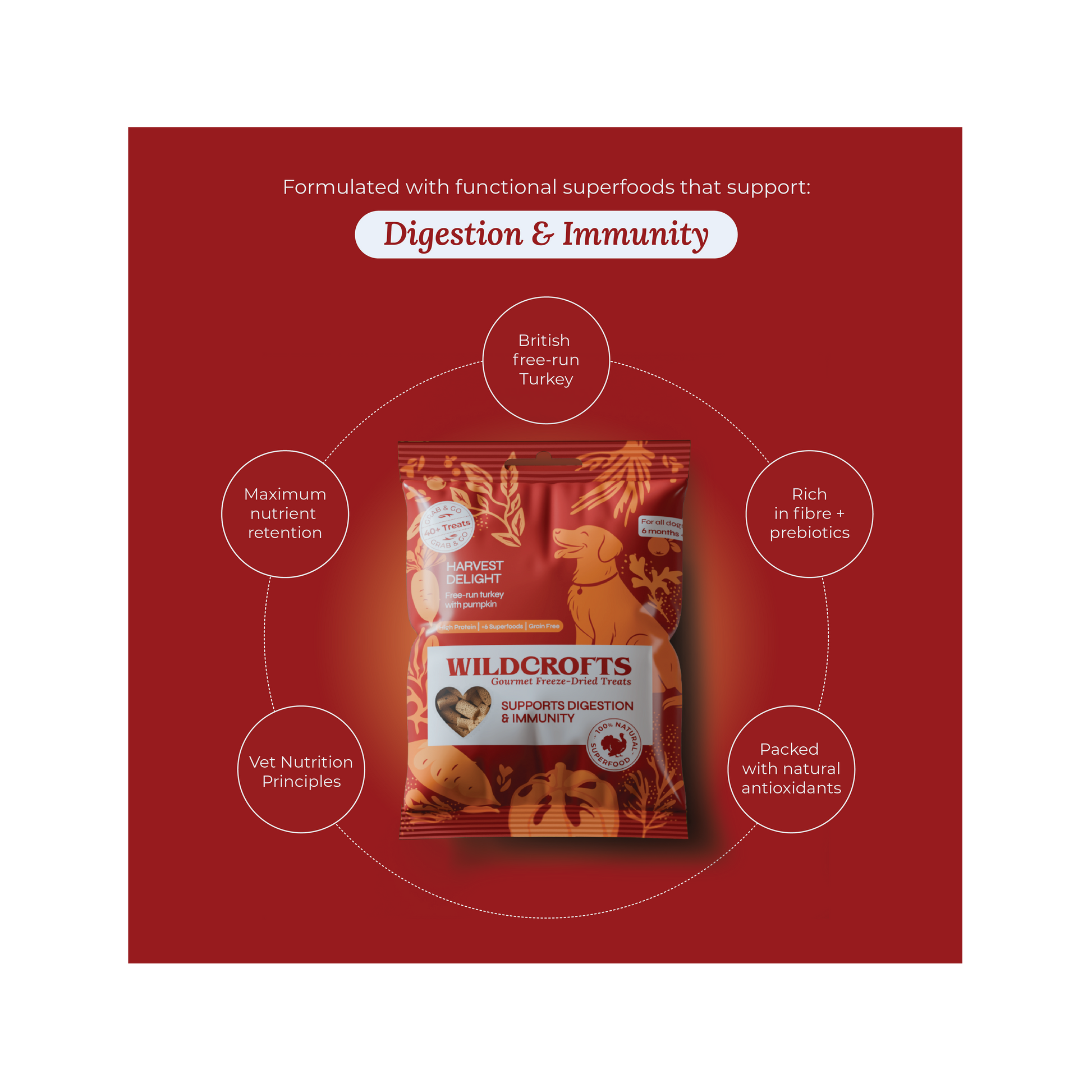 UK Freeze-dried dog treats designed for sensitive stomachs and training